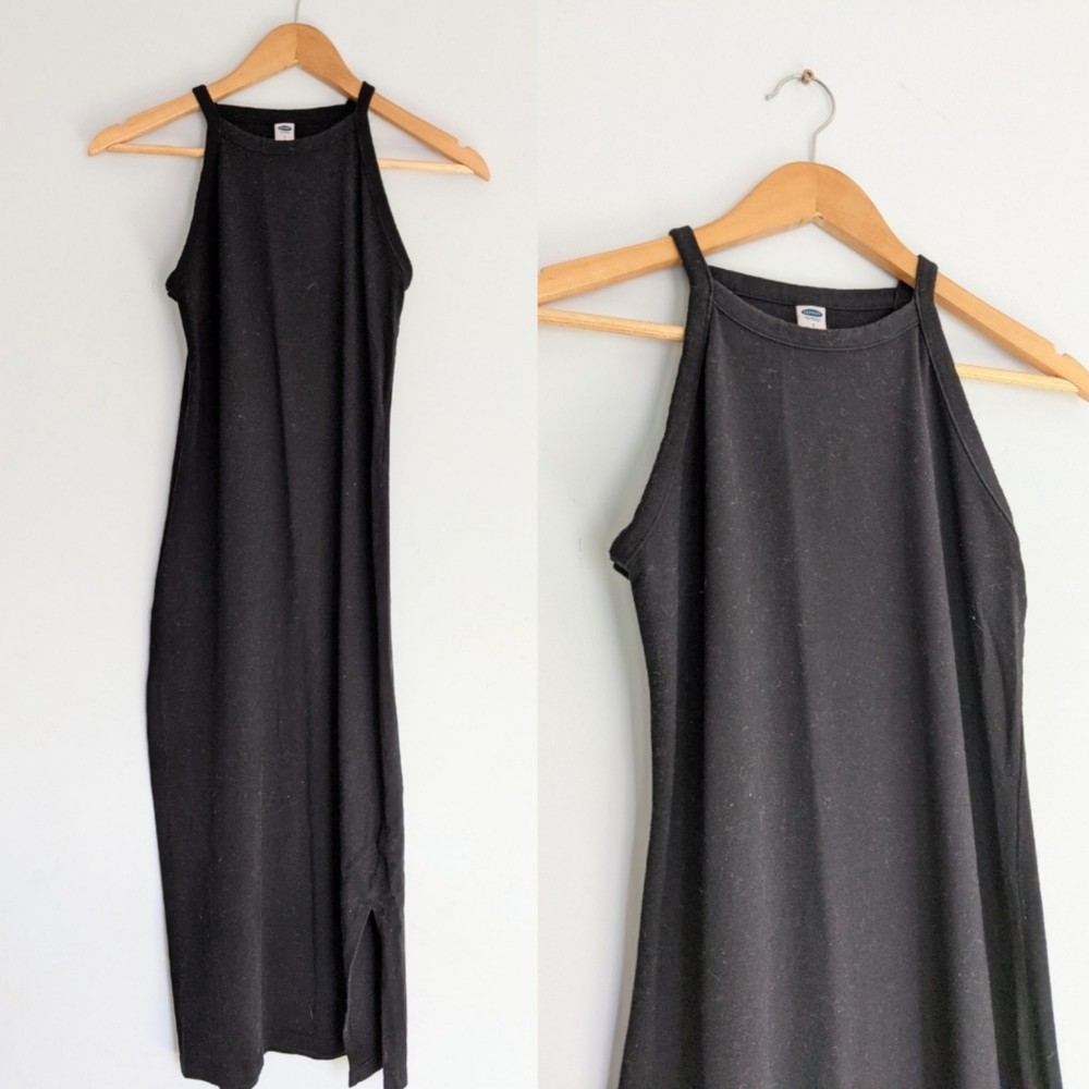 Old Navy high neck black dress